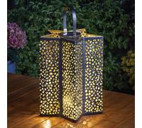 Smart Garden Solar Celeste XL Lanterna Appesa LED In Metallo Oro