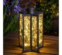 Smart Garden Solar Firefly Lampion a Sospensione Stella Bronzo LED Bianco Caldo