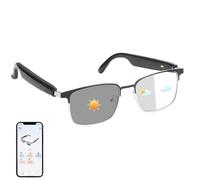 Smart Glasses con traduttore AI, occhiali da traduzione polarizzati in tempo reale, lenti fotocromatiche con interpretazione simultanea, traduttore vocale per uomini e donne, supporta oltre 160 lingue