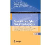 Smart Grid and Cyber Security Technologies (Tascabile)