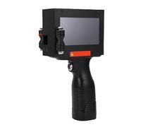 Smart Handhell Inkjet Stampter Gun Gun HD Touch Screen Mini Stampante Portable per Codice a Barre QR, Supporta Il (Plug dell'UE 100-240V)