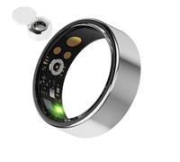 Smart Health Ring Sleep Health Tracker con frequenza cardiaca, ossigeno nel sangue, monitoraggio del sonno, passi, calorie, nessun costo di abbonamento, anello intelligente impermeabile(Sliver,13)