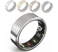 Smart Health Tracker Anello per uomini e donne, monitora la frequenza cardiaca e la temperatura, monitora sonno, movimento e recupero, resistente all'acqua 100 m, durata della batteria di 7 giorni