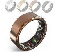 Smart Health Tracker Anello per uomini e donne, monitora la frequenza cardiaca e la temperatura, monitora sonno, movimento e recupero, resistente all'acqua 100 m, durata della batteria 7 giorni
