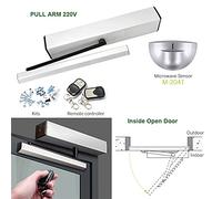 Smart Home Automatic Swing Opener Apriporta Avvicinamento Elettrico Garage Operatore Telecomando Sensore opzionale Big Gate Motor Kit di automazione per cancelli(Oranje)