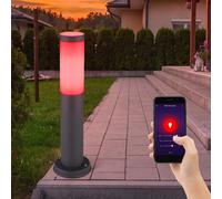 Smart Home RGB LED Piedistallo Lampada Alexa Esterno Hof Supporto Controllabile [EEK: G]