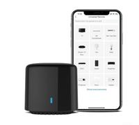 Smart Home Telecomando IR Blaster WiFi Hub per Alexa Voice Control 50000+ dispositivi TV AC Automation Nero 5x5x5cm