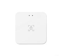 Smart Human Motion Detection Sensor Rilevatore di presenza alimentato a batteria con raggio di rilevamento di 6 m, sensibilità regolabile, monitor di sicurezza domestica, per casa, ufficio, uso