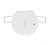 Smart Human Presence Sensor 24 GHz millimetri Wave per Tuya WiFi, 6 m raggio di rilevamento 120°, notifica app telecomandata, AC95-250 V, bianco
