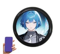 Smart ID Emblem - Dispositivo a pin animato portatile, pannello visivo ad alta risoluzione, batteria di lunga durata diciotto ore, badge elettronico programmabile | Esecutore del personale dell'evento