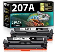 Smart Ink 207A Toner Compatibile 2 Pack Nero | Con chip, per HP 207A HP 207X, Color LaserJet Pro MFP M283fdw M282nw M283cdw M283fdn Color LaserJet Pro M255dw M255nw