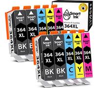 Smart Ink Cartucce Compatibili per HP 364 XL 364XL (4BK & 2C/M/Y 10 Combo Pack) per la ricarica delle Photosmart 5520 5510 6520 7520 OfficeJet 4620 DeskJet 3520 3070A
