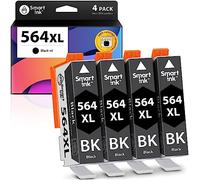 Smart Ink Cartuccia di inchiostro compatibile per HP 564XL 564 (4BK Combo)