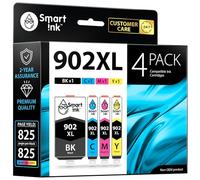 Smart Ink Cartuccia compatibile HP 902XL per OfficeJet Pro (con chip avanzato) confezione 4 i