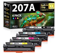 Smart Ink Cartuccia toner compatibile di ricambio per HP 207A 207X (nero ciano magenta giallo) compatibile con Color LaserJet Pro M255dw, M255nw, Color LaserJet Pro MFP M282nw M283cdw M283fdn M283fdw