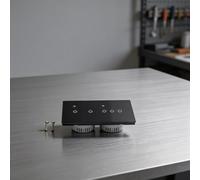 Smart - Interruttore da parete Wi-Fi con piastra in vetro, 220 V, 10 A, interruttore touch per Tuya per app Smart Life, controllo vocale per Alexa, interruttore della luce WiFi da 2,4 GHz per la casa