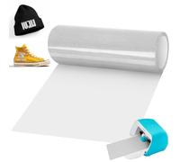 Smart Iron on for Cricut Joy, 14 x 200 cm, pellicola per plotter in tessuto Smart Heat Transfer Vinile, pellicola flessibile per plotter da applicare con ferro da stiro, in poliuretano, per tessuti