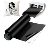 Smart Iron on per Cricut Joy Xtra, 24 cm x 200 cm, Smart Heat Transfer Vinyl Rolls HTV, Smart Iron on, pellicola in vinile plotter autoadesiva, per tessuti fai da te