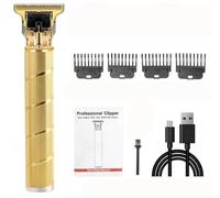 Smart-J BARBER MASTER Regolabarba di Precisione per Uomo - Lame Ultra-Affilate, Batteria Ricaricabile con 40 Minuti di Autonomia, 4 Pettini Distanziatori, Testine di Taglio Multistyle, Kit Completo