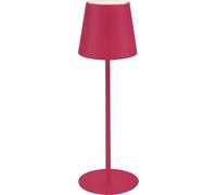 SMART-J Lampada Ricaricabile LED da Tavolo Easy Circle - 3 Temperature di Luce, 6 Ore di Autonomia, Design Moderno, Interruttore Touch, USB Ricaricabile (Rosa)