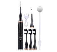 SMART-J - Spazzolino Elettrico Ricaricabile con Testine di Ricambio e Punta Antitartaro | Pulizia Profonda Multifunzione con Modalità Selezionabili | Design Ergonomico e Ricarica USB