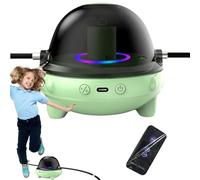 Smart Jump Rope Machine, contatore per saltare ricaricabile con musica | Macchina per saltare con telecomando a 10 velocità regolabile per palestra, scuola, yoga, casa, allenamento