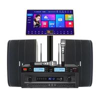 Smart Karaoke - Macchina per karaoke con altoparlanti da 10", 1,1 milioni di canzoni, supporto multilingue per feste in casa e all'aperto