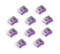 Smart Keeper Pack 10 lucchetti per porte USB lilla