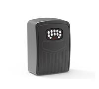 Smart Key Lock Box - Cassetta di sicurezza per chiavi in alluminio resistente alle intemperie con codice, soluzione sicura per interni ed esterni, per casa, ufficio e gestione della proprietà