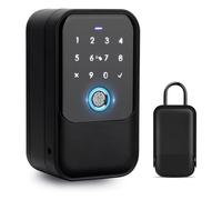 Smart Key Lock Box Scheda di accesso, impronte digitali, controllo, chiavi, password, sicurezza ufficio - montaggio a parete
