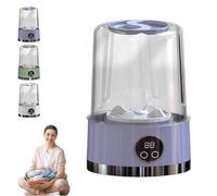 Smart Laundry Cup, Laundry Cup Portable Turbo Mini Washing Cups, Wireless, Rechargeable, Upgraded Mini Washer Suitable For Small Clothes, Home, Hotel and Camping(purple)