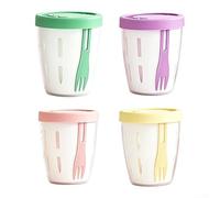 Smart Layer Food Jar progettato per abitudini alimentari sane mantiene i pasti organizzati e freschi senza mescolarli durante il trasporto