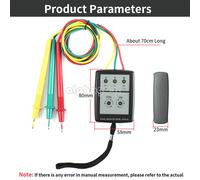 Smart LED 3 Phase Indicator Tester Detector Meter AC Phase Sequence Meter NEW