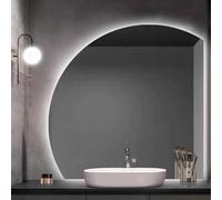 Smart LED Bagno Vanity MirrorSpecchio da parete irregolare con 3 temperature di colore per makeup60CM Right Undercut Design Light Up Makeup Mirror