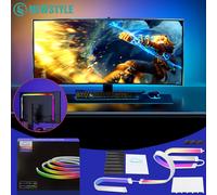 Smart LED Gaming Strip Light Monitor per computer Retroilluminazione Sincronizzazione Strip Light RGB Light Bar Schermo USB Gaming Camera da letto Decor Lamp