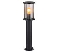 Smart LED lampada da terra dimmerabile luce esterna sentiero nero lampada da giardino moderno, piedistallo luce terrazza resistente alle intemperie, RGB, cambio colore, 8,5W 806lm bianco caldo - bianc