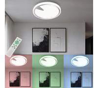 Smart LED Lampada Design RGB Luce Diurna Coprire Rotondo Dimmerabile Telecomando