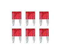 Smart Led, set 6 micro-fusibili lamellari con spia a led, 12/32V - 10A