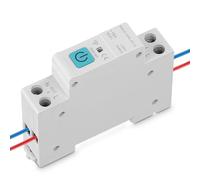 Smart Life WIFI 1P guida DIN per Smart Home, interruttore automatico Wifi guida DIN, Smart Home APP telecomando, vista di vari dati attuali 35 mm montaggio guida DIN