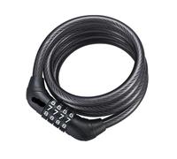 smart lock 39.37FT Bike Lock Cable, Heavy Duty 4-Digit Combination Lock, Self-Coiling Anti-Theft Security Cable for Bicycle