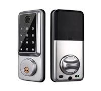 Smart Lock 5 in 1 serratura elettronica per porta con Wi-Fi e Bluetooth, controllo tramite app con tastiera touch per garage, hotel, ufficio