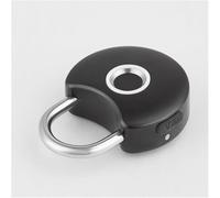Smart Lock, Blocco Impronte Digitali, Blocco Combinazione, Tuya Lucchetto Smart Home Bluetooth Fingerprint Blocco Elettronico Ip65 Impermeabile Antifurto USB Ricaricabile Protezione D, Black B