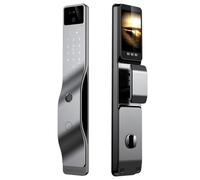 Smart Lock Con Fotocamera Serratura Biometrica Con Ingresso Senza Chiave, Serrature Intelligenti Per Porta 3d Face Smart Door Lock Con Monitor Telecamera Di Sicurezza(no lock)