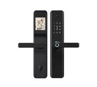 Smart Lock, Monitoraggio Tramite Fotocamera Impronta Digitale Biometrica, Sicurezza Intelligente Con Password APP Porta Anteriore