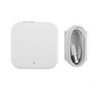 Smart Lock per GATEWAY G2/G3 per app TTLock, hub Wi-Fi per accesso remoto a serrature intelligenti, alloggiamento in ABS bianco, 70 x 70 x 26 mm, per Android e iOS, monitoraggio in tempo reale per la