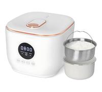 Smart Low Sugar Rice Cooker w/Low Carb Steamer Basket - 5-in-1 Multi-Cooker, 24H Delay Timer & 8H Keep Warm, 3L Antiaderente Inner Pot Household Small Rice Cooker per Keto Diet
