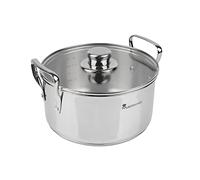 Smart MasterPRO - Batteria da cucina - Set da 6 a 6 a 20, 24 e 28 cm di vetro - prodotto in acciaio inossidabile - padelle da cucina - compatibile con tutti i tipi di cucine