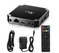 Smart Media Player Android TV Box CPU potente Memoria flash ad alta velocità con WiFi 2,4 GHz e USB 3.0 Supporto per la riproduzione 6K H.265, buona