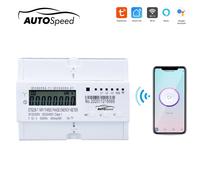 Smart Meter trifase 380V, 80A, DTS238-7 WIFI compatibile con Tuya, Smart Life, c