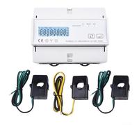 Smart Meter WiFi Monitor di potenza, Smart 3 Way WiFi Power Monitor Smart per Tuya App Remote Switch Control, per elettrodomestici/Solare/Misurazione rete (120A)